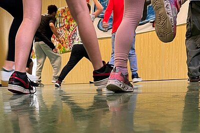 Mehr als 50 Kinder und Jugendliche beim Hip-Hop Workshop