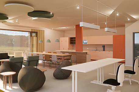 Neubau KJP Bochum Lobby Neubau KJP Bochum Lobby