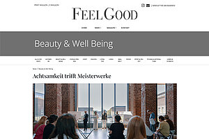 Newsartikel "Feel Good Online"