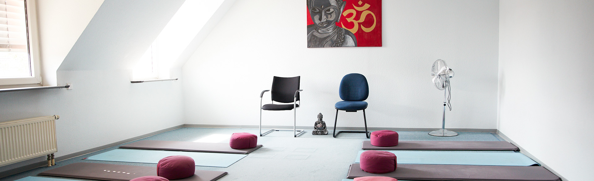 Blick in den Mediationsraum der Psychiatrischen Tagesklinik Worms